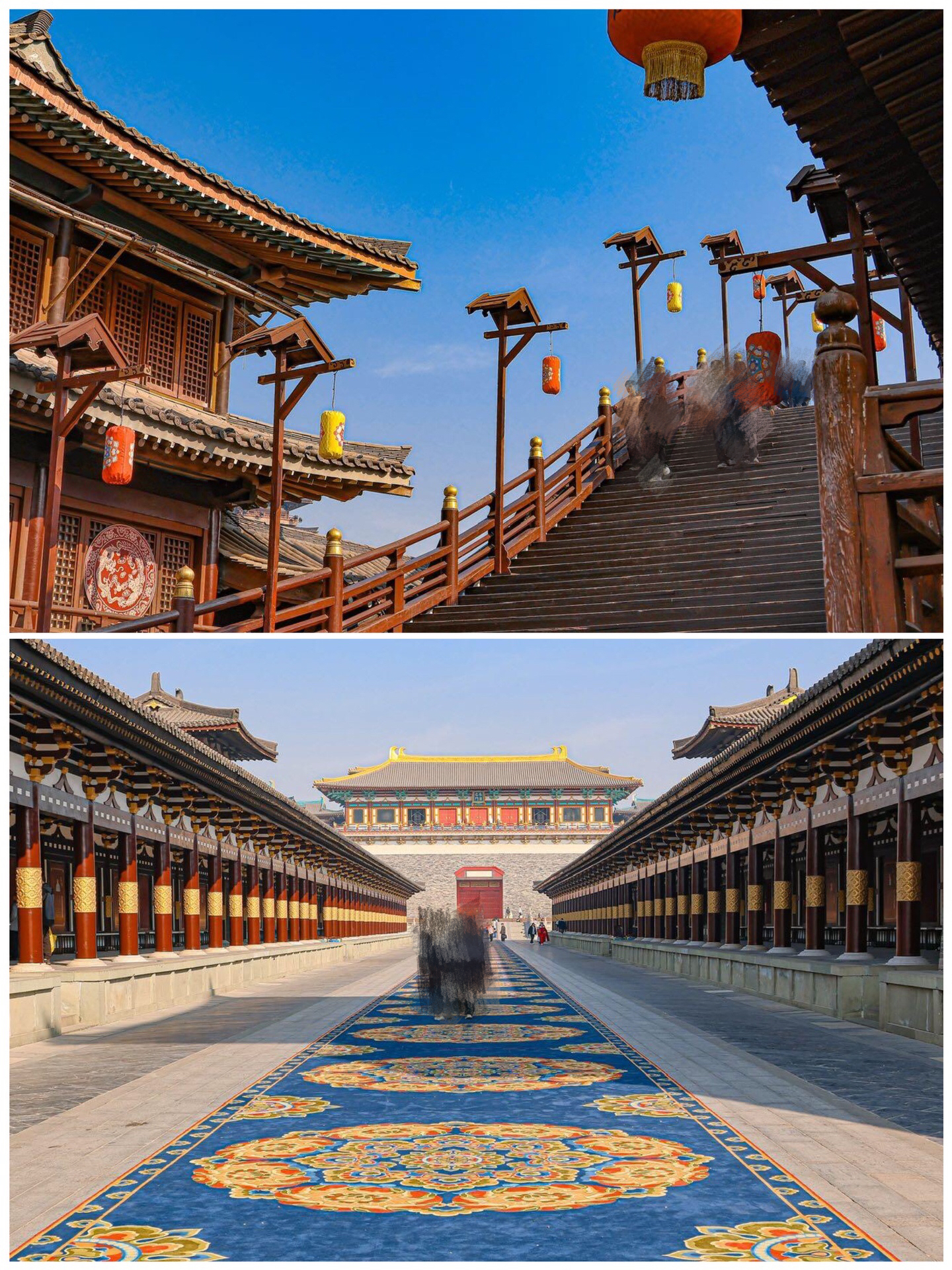 A scenic view of Ancient Longzhong
