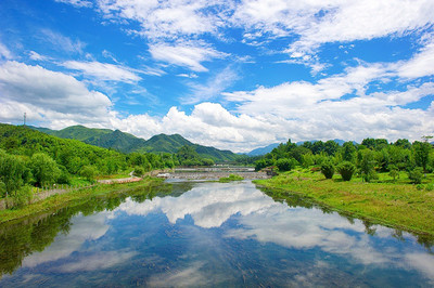 A scenic view of anji bamboo expo garden