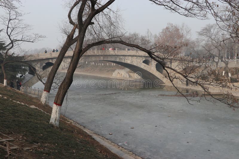 A scenic view of Anji Bridge