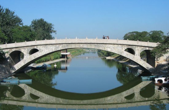 A scenic view of Anji Bridge
