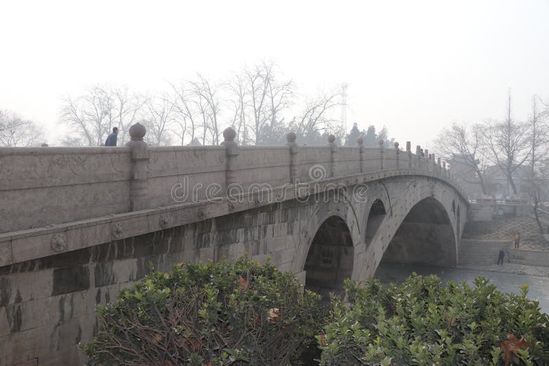 A scenic view of Anji Bridge