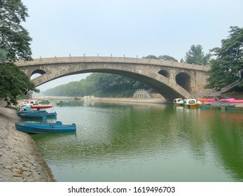 A scenic view of Anji Bridge