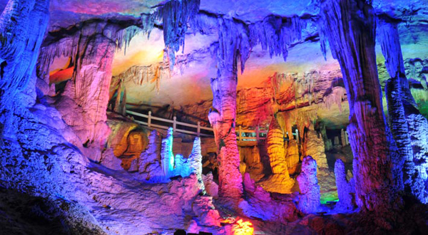 A scenic view of anshun dragon palace