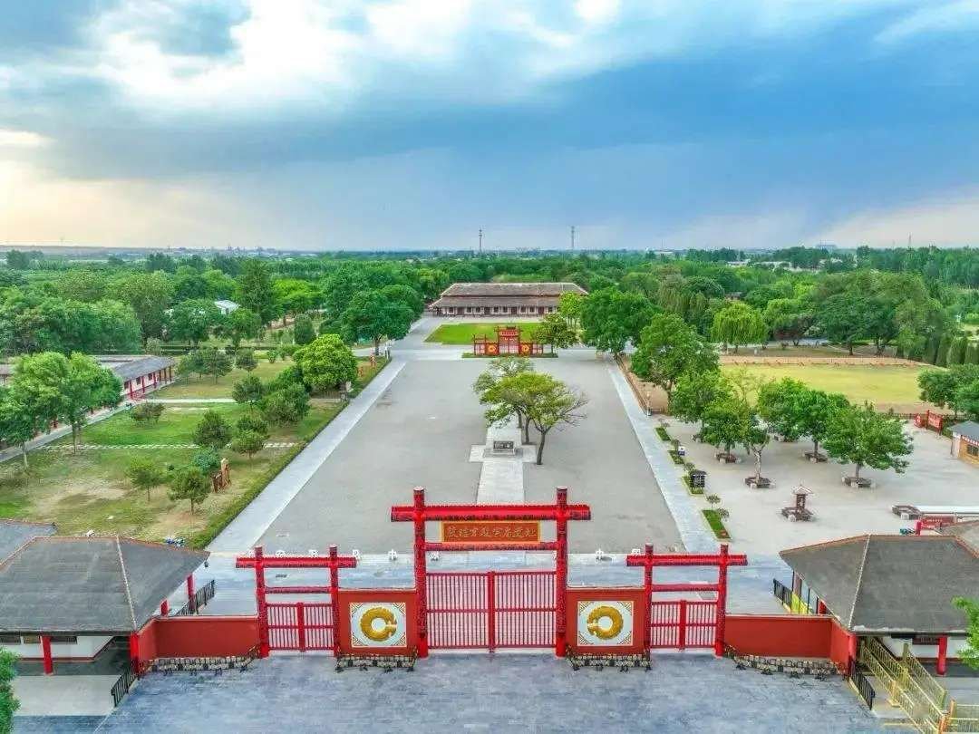 A scenic view of Anyang Yinxu Ruins