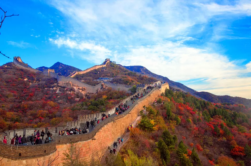 A scenic view of badaling_great_wall