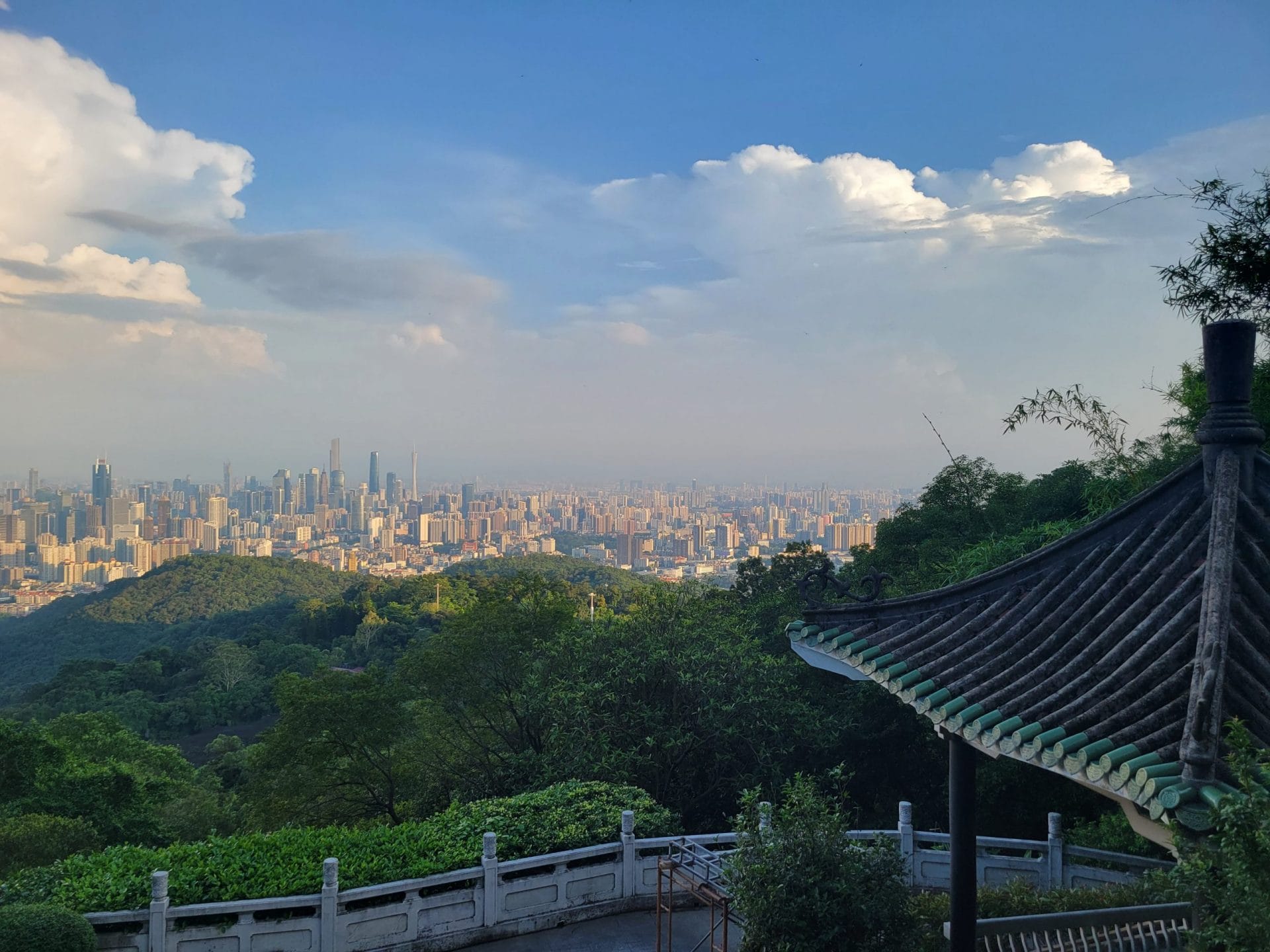 A scenic view of baiyun mountain guangzhou