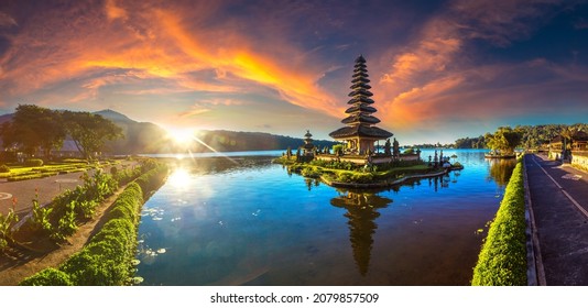 A scenic view of bali river scenic area