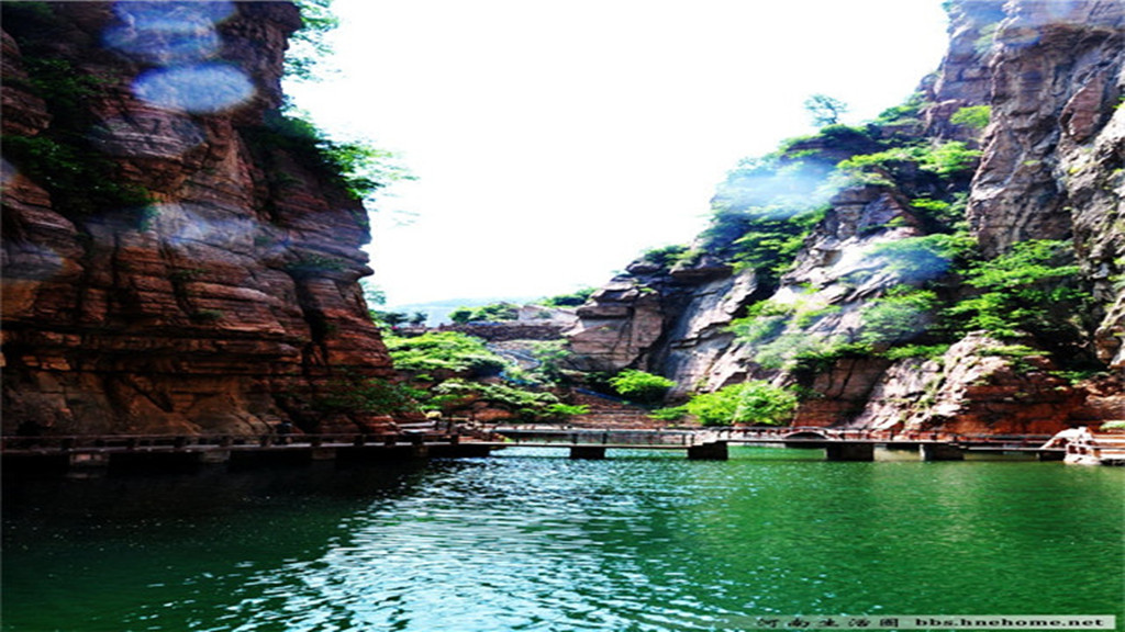 A scenic view of Baligou Scenic Area