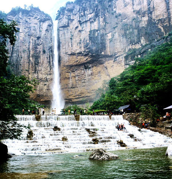 A scenic view of Baligou Scenic Area