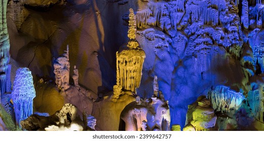 A scenic view of bama crystal palace cave