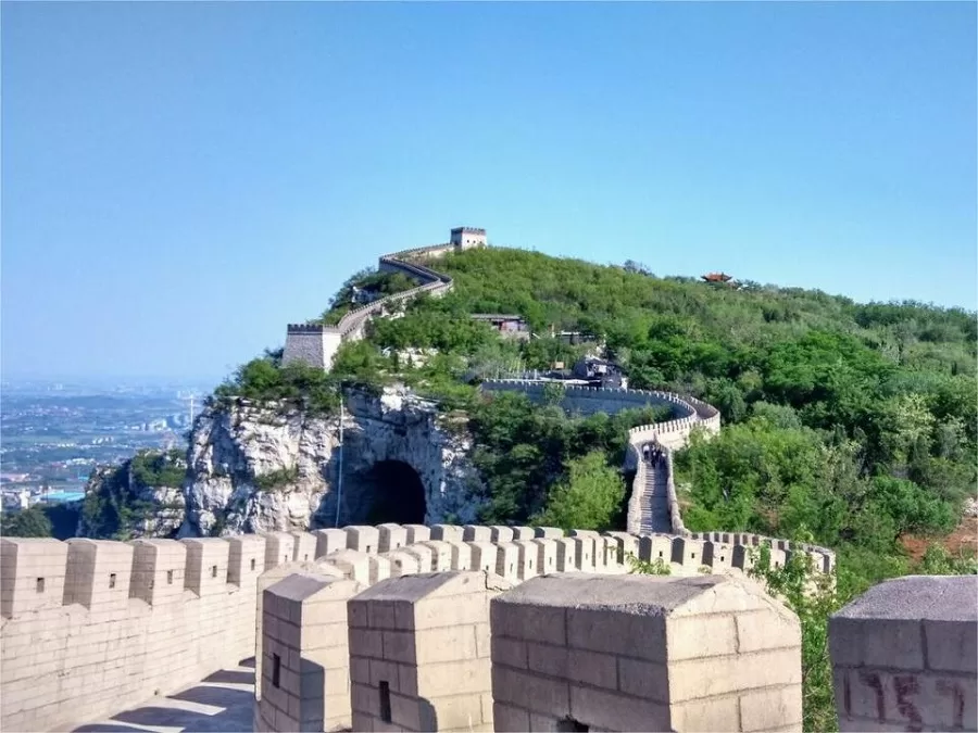 A scenic view of Baodu Zhai