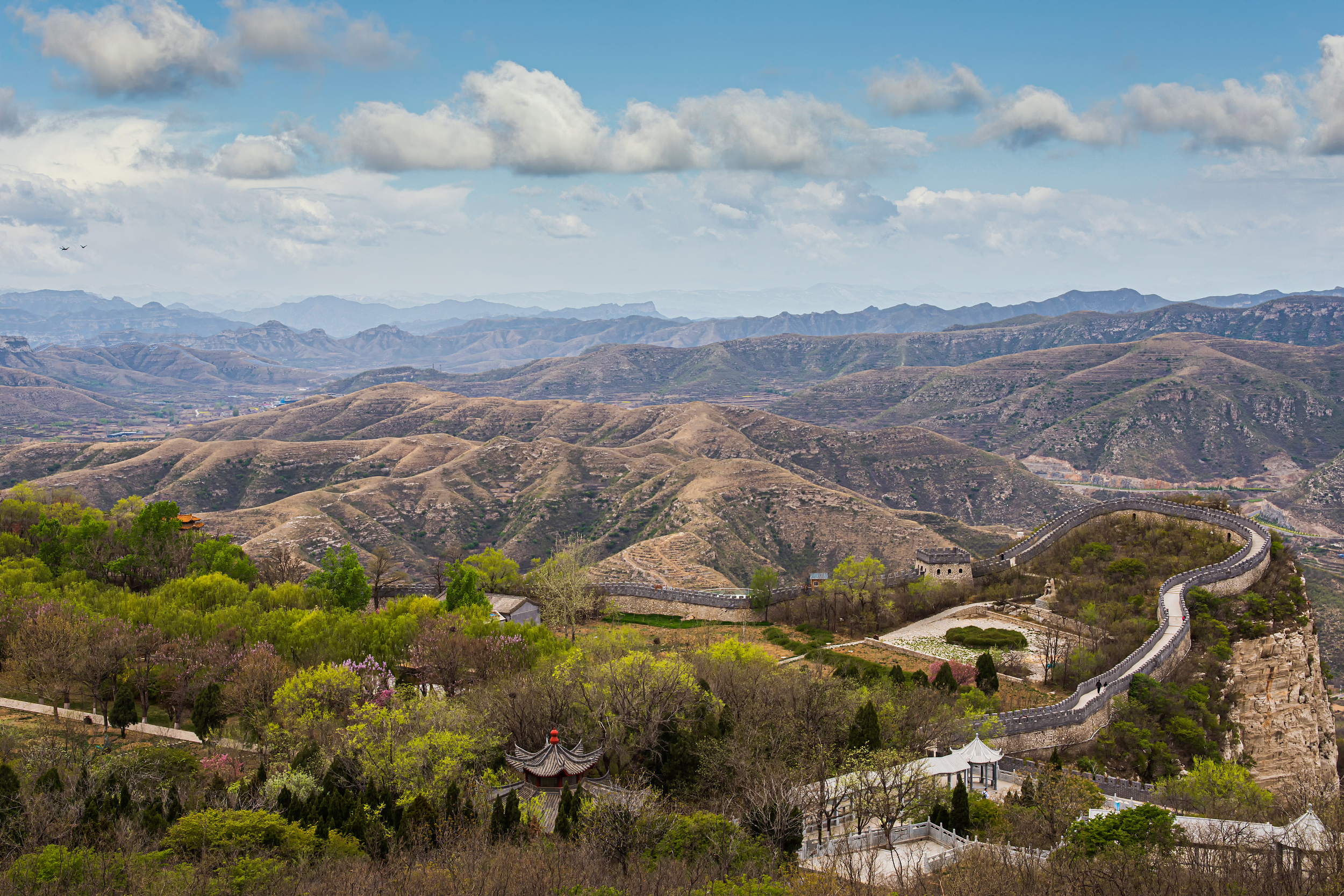 A scenic view of Baodu Zhai