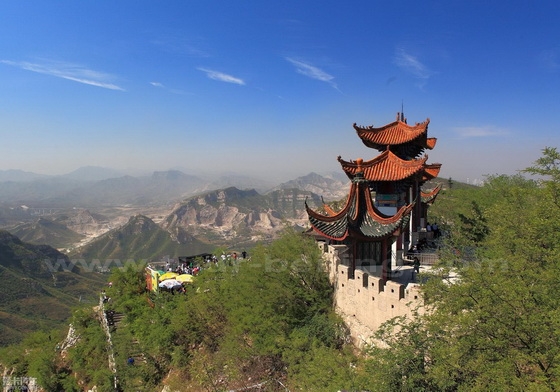 A scenic view of Baodu Zhai