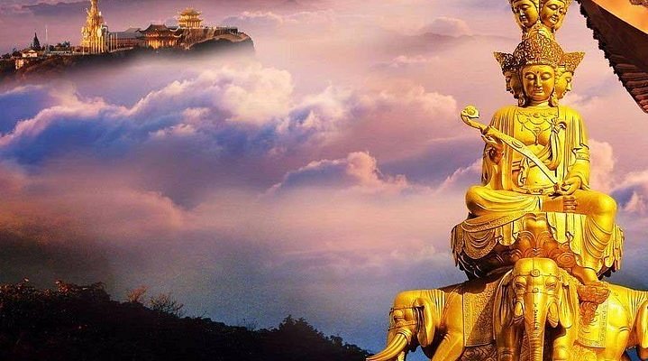 A scenic view of baoguo temple
