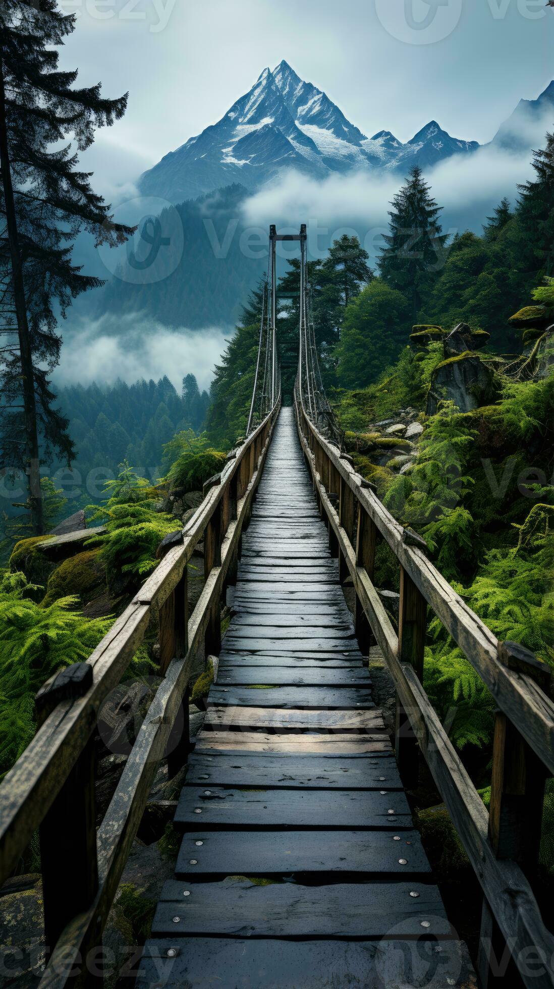 A scenic view of bazi bridge