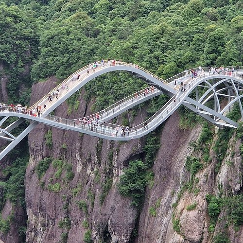 A scenic view of bazi bridge