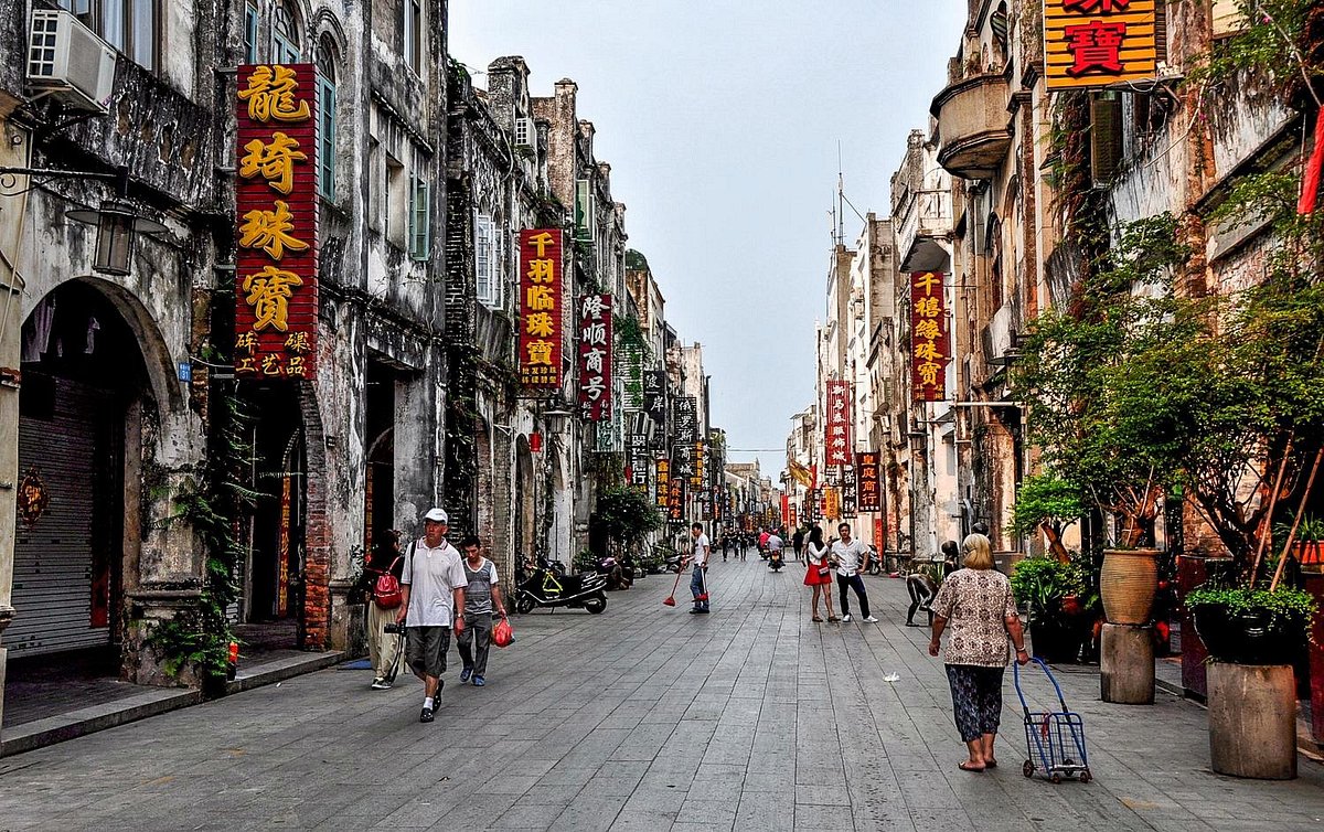 A scenic view of beihai old street