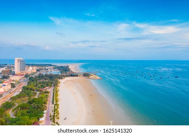 A scenic view of beihai silver beach