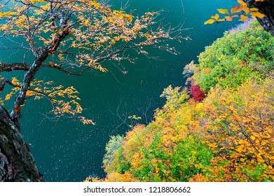 A scenic view of benxi_guanmen_mountain