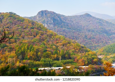 A scenic view of benxi_guanmen_mountain