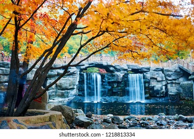 A scenic view of benxi_guanmen_mountain