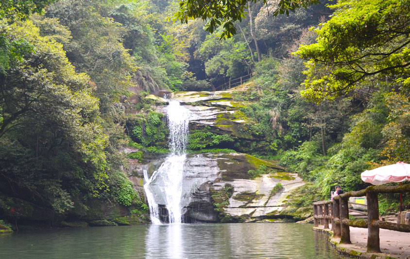 A scenic view of bifengxia scenic area
