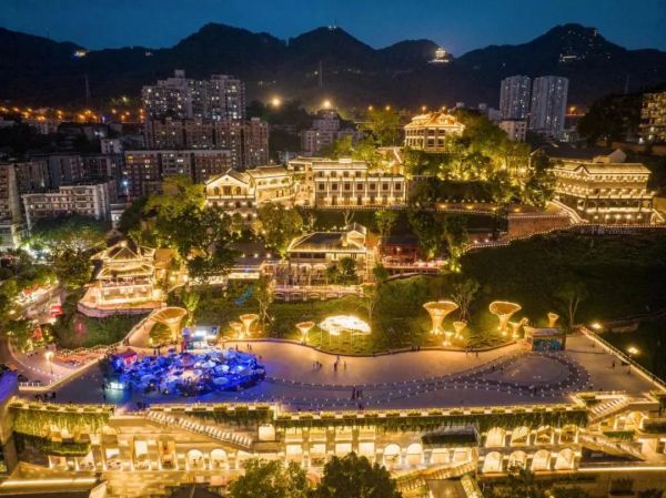 A scenic view of Biyang Panlong Cheng Ruins