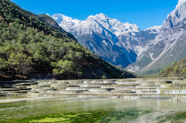 A scenic view of blue moon valley