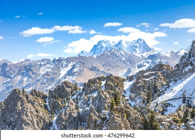 A scenic view of bogda peak