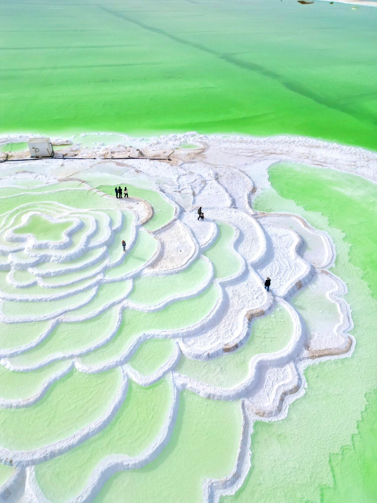A scenic view of chaka_salt_lake