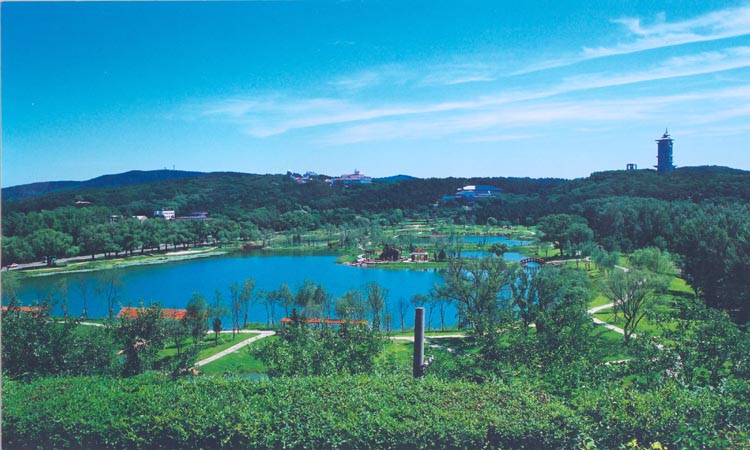 A scenic view of changchun_jingyuetan_park