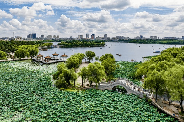 A scenic view of changchun_jingyuetan_park