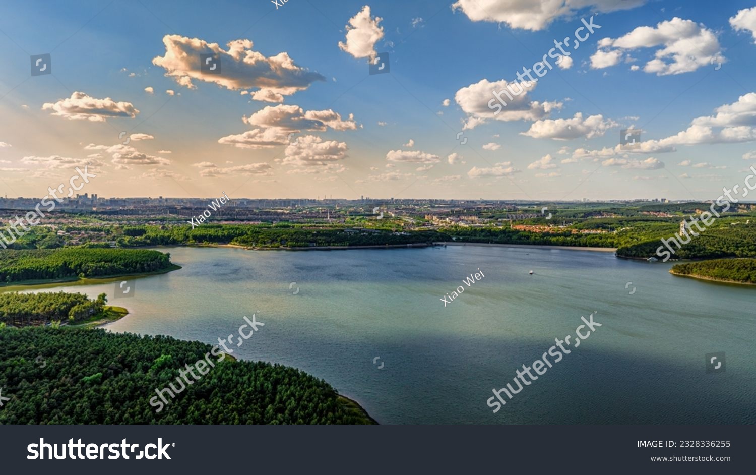 A scenic view of changchun_jingyuetan_park