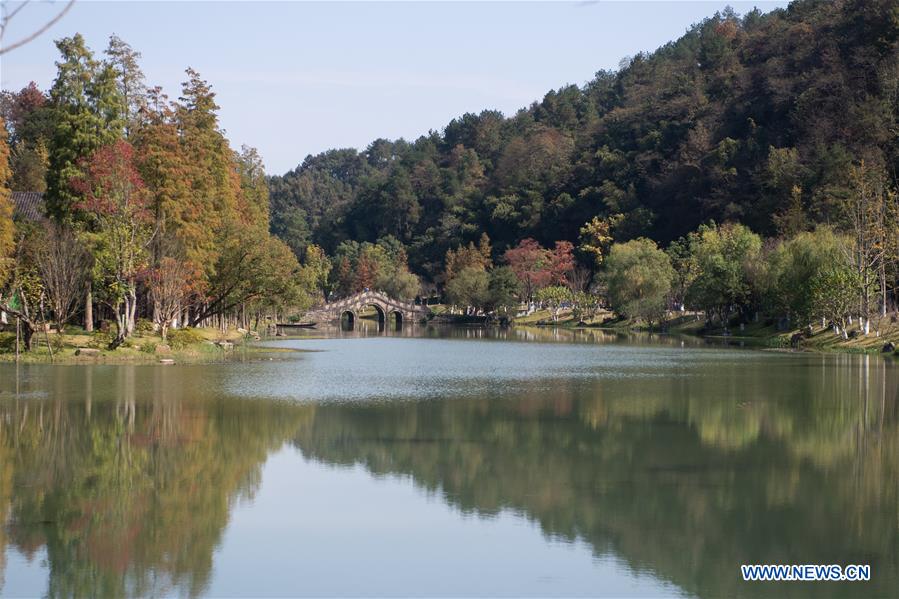 A scenic view of Changde Taohuayuan