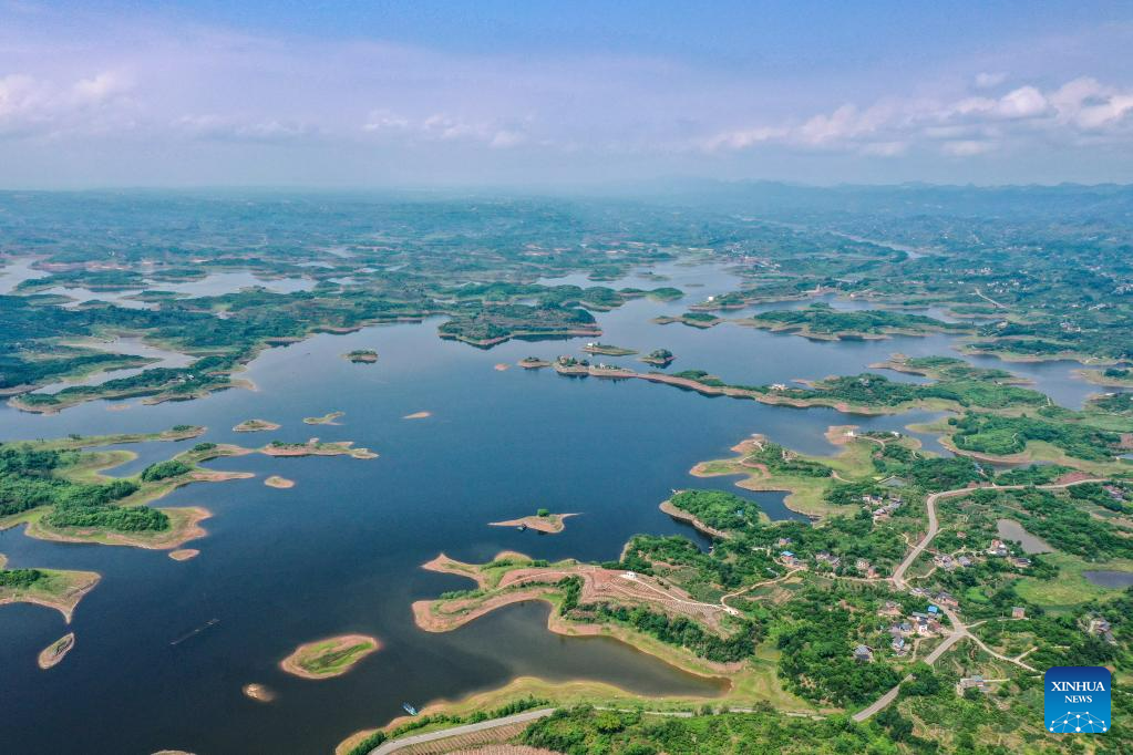 A scenic view of changshou_lake