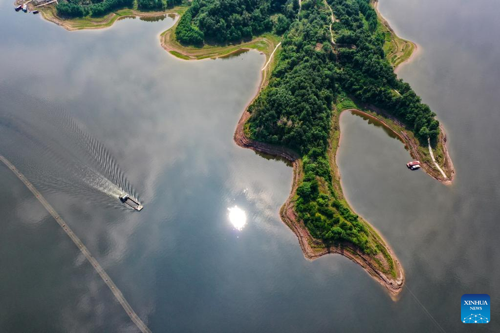 A scenic view of changshou_lake