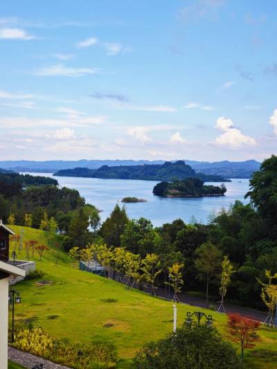 A scenic view of changshou_lake