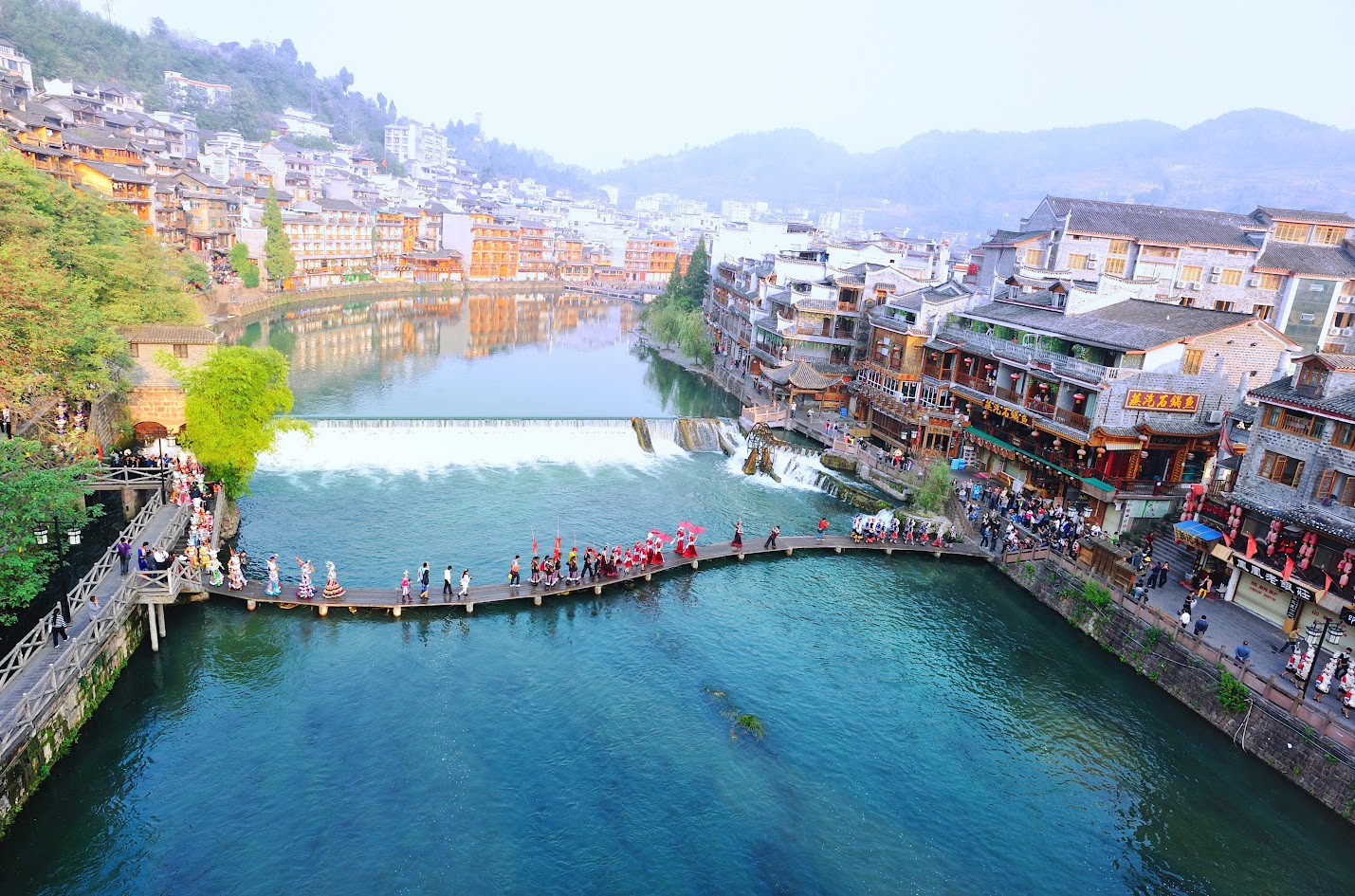 A scenic view of chashan ancient town