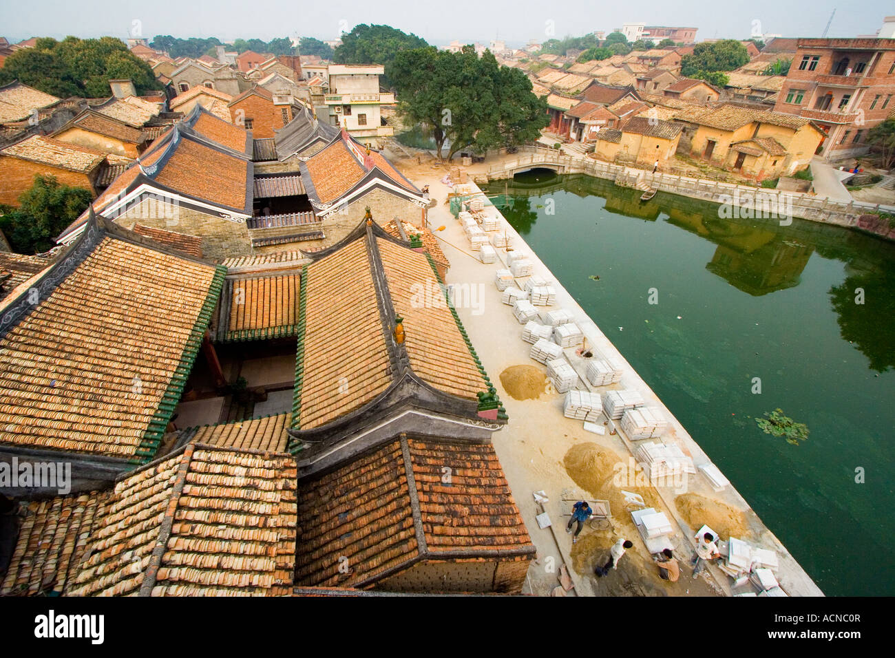 A scenic view of chashan ancient town