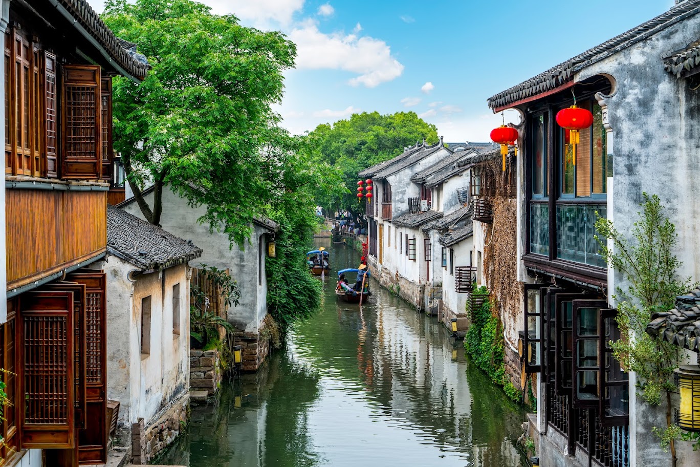 A scenic view of chashan ancient town