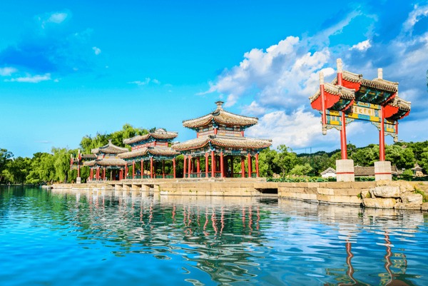 A scenic view of chengde mountain resort