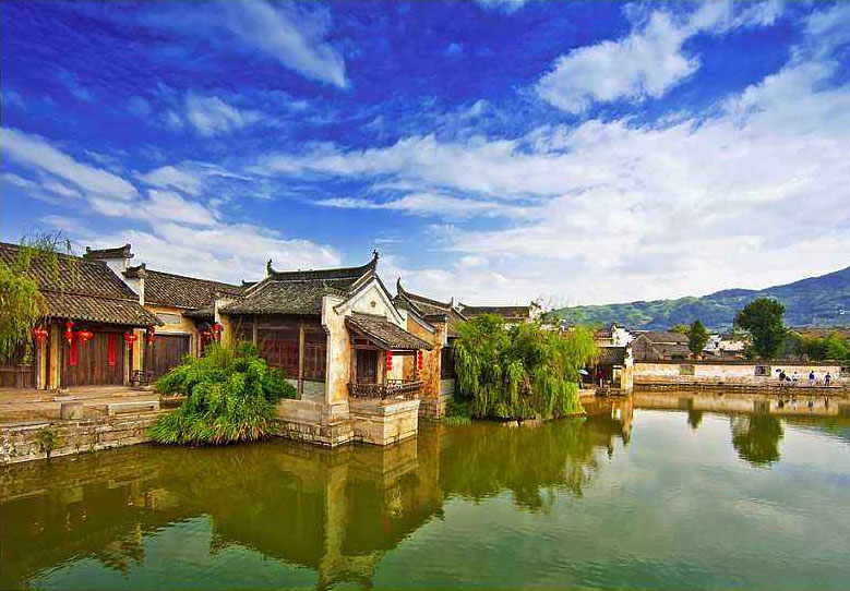 A scenic view of chengkan town