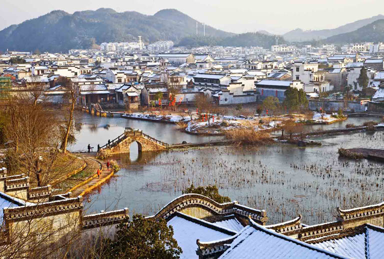 A scenic view of chengkan town