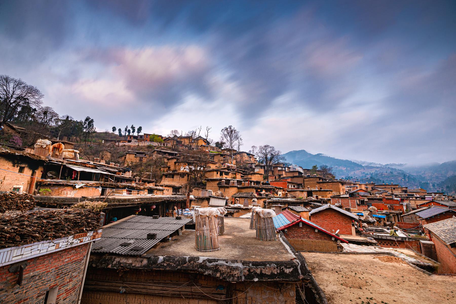 A scenic view of Chengziya Ruins