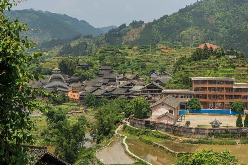 A scenic view of Chengziya Ruins