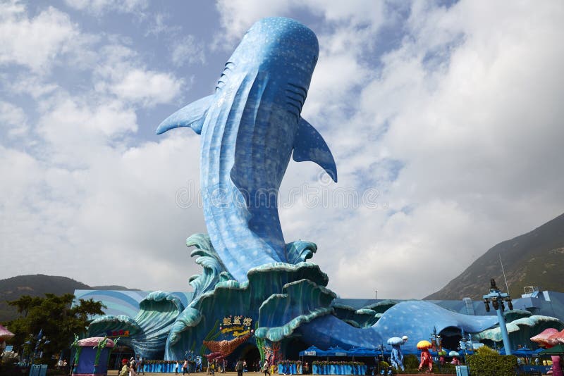 A scenic view of chimelong ocean kingdom