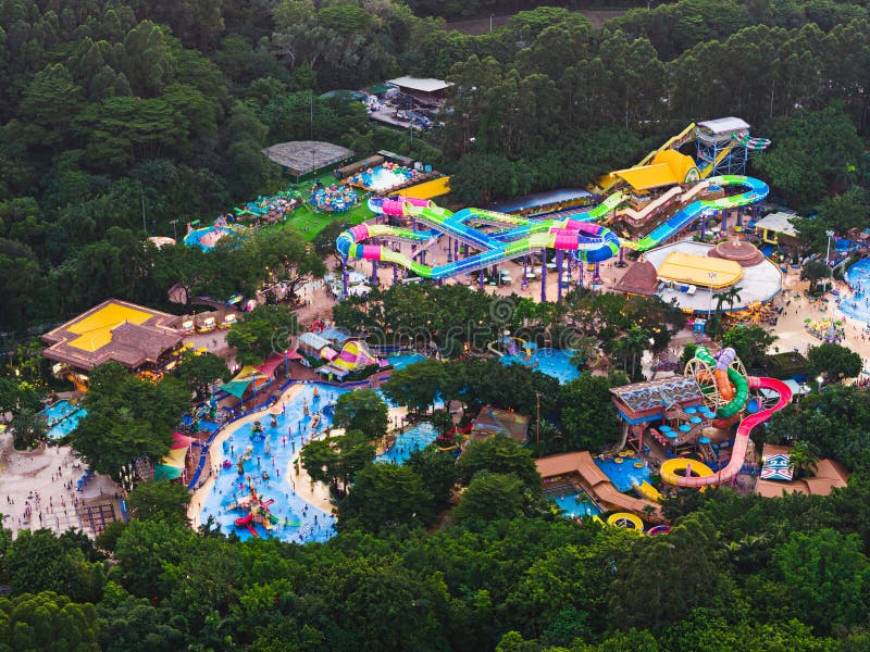 A scenic view of chimelong tourist resort