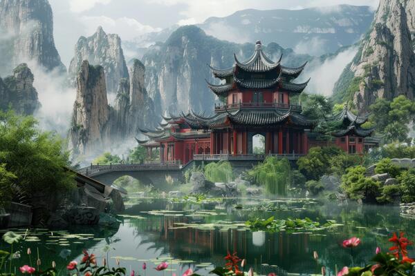 A scenic view of chinese_eastern_railway_buildings