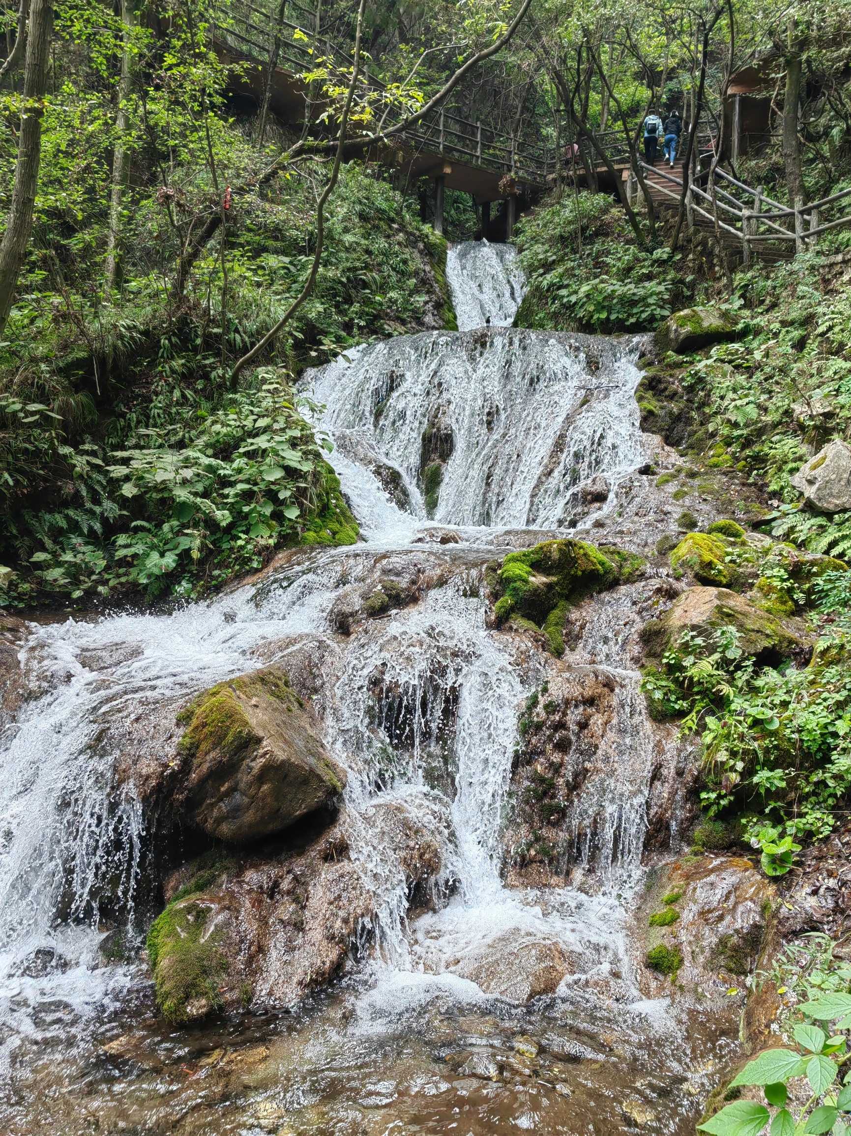 A scenic view of Chongdugou Scenic Area