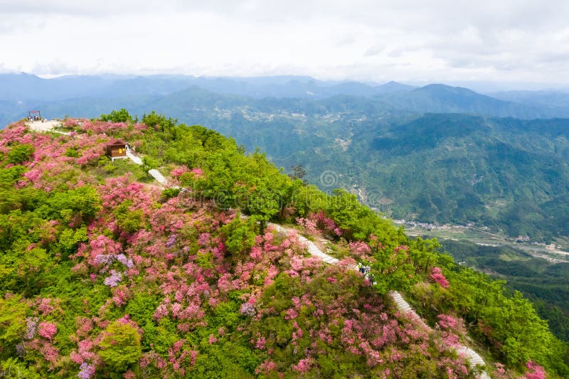 A scenic view of dabie mountains